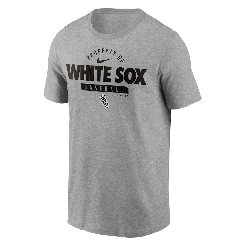 Exclusive Online Offer Nike Chicago White Sox Primetime Property Of Practice T-Shirt - Heathered Gray Exclusive Online Offer Nike Chicago White Sox Primetime Property Of Practice T-Shirt - Heathered Gray