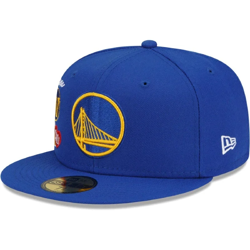 Instant Discount Golden State Warriors New Era Royal City Cluster 59FIFTY Fitted Hat- Blue Instant Discount Golden State Warriors New Era Royal City Cluster 59FIFTY Fitted Hat- Blue