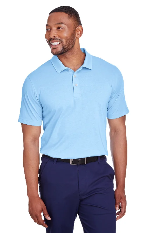 Puma Mens Fusion Performance Moisture Wicking Short Sleeve Polo Shirt - Blue Bell