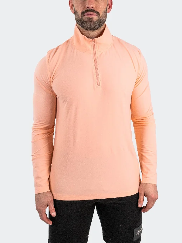 Epic Deals QuarterZip Pop up22 Orange