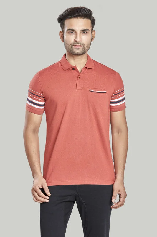 Stripe Jersey Polo