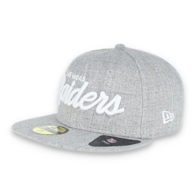 Price Reduction Las Vegas Raiders New Era 59Fifty Fitted  Script-Gray Heather