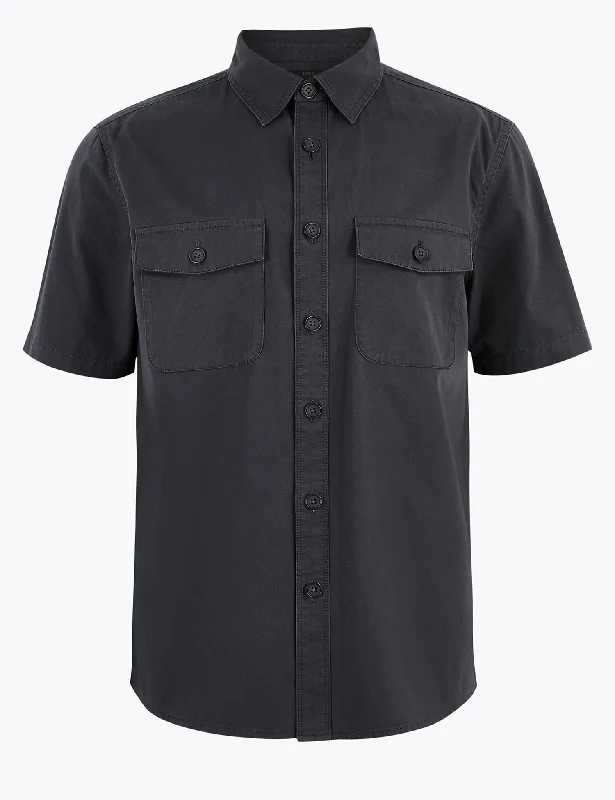 Don't Wait Pure Cotton Utility Overshirt