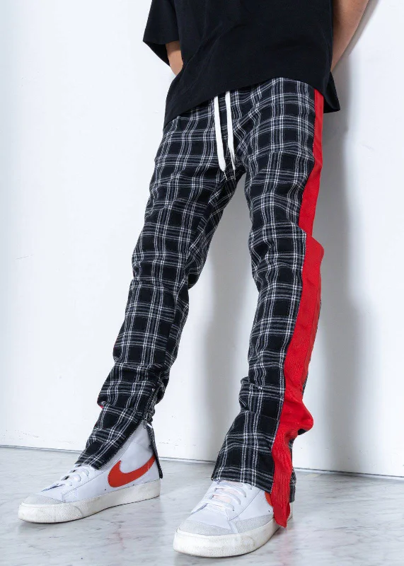 Final Sale Konus Men's  Plaid Pants in Grey