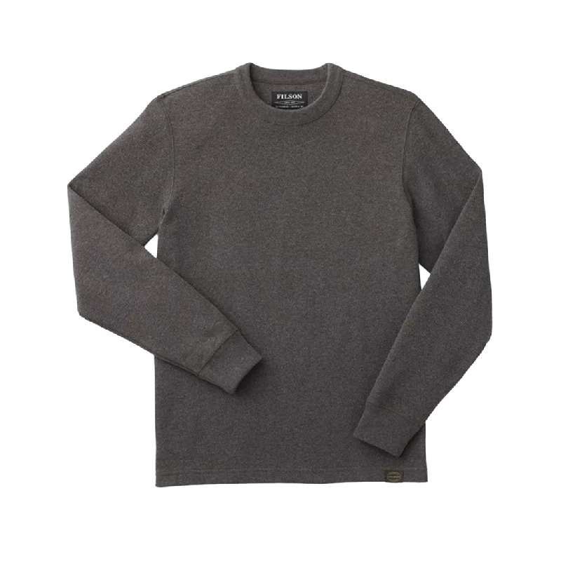 Daily Deals Filson - Waffle Knit Thermal Crew - Charcoal