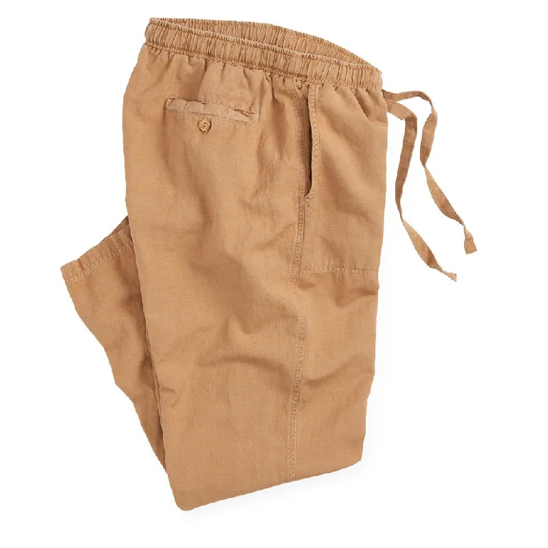 Taranaki Linen-Cotton Drawstring Pants