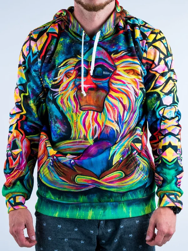 Unwind with Weekend Discounts Meditating Rafiki Unisex Hoodie