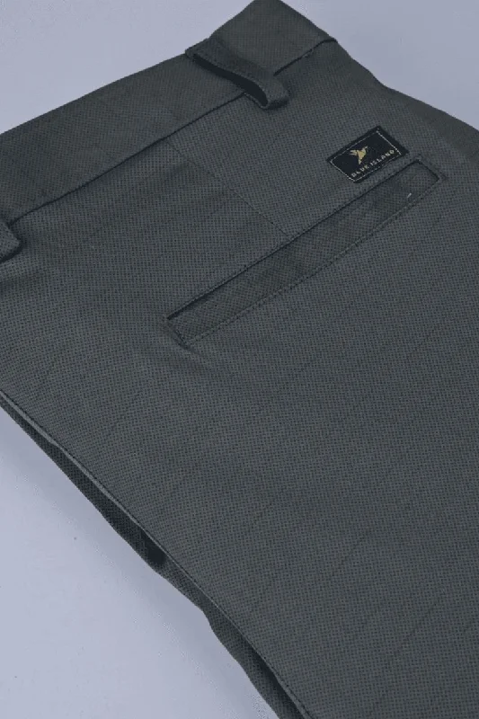 Special Price Green Steel Printed - 2 way stretch - COTTON PANT