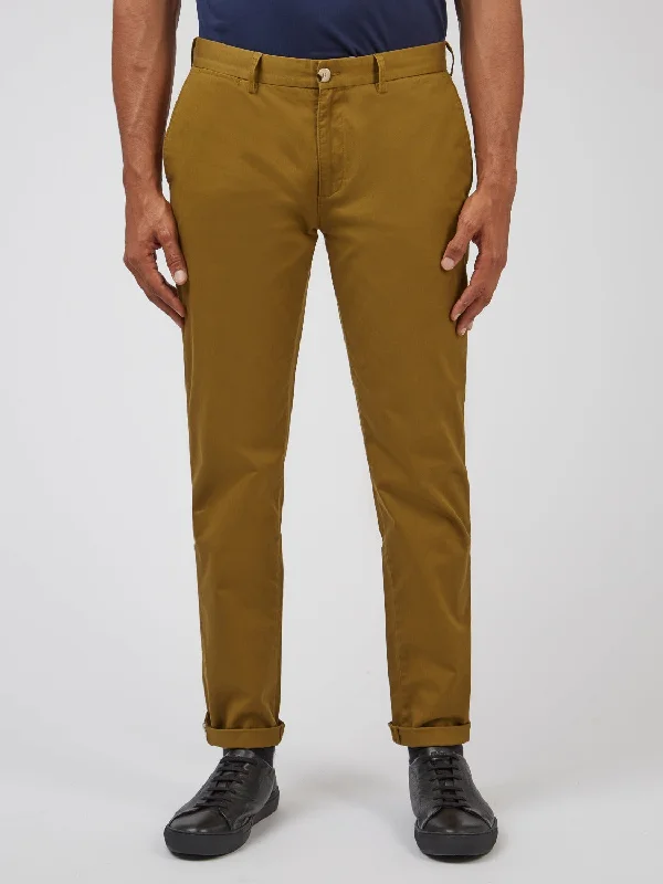 Weekend Steals Await Signature Slim Stretch Chino Pant - Bronze