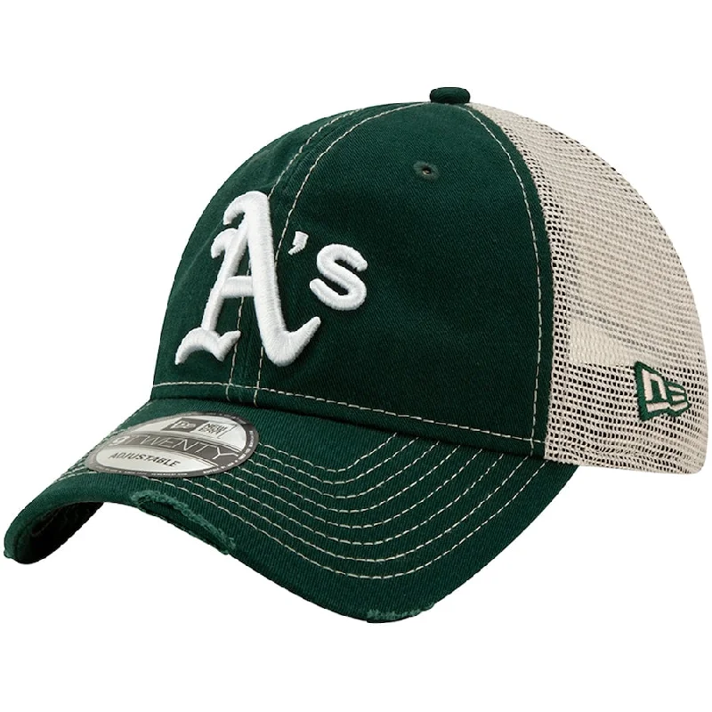 Lowest Rates Oakland Athletics Worn Trucker 9TWENTY - GREEN