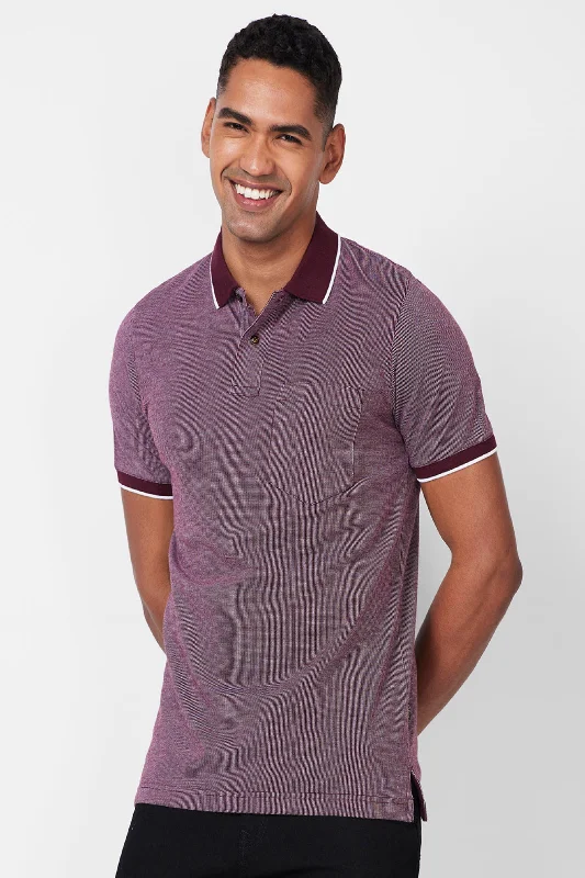 Jacquard Texture Polo