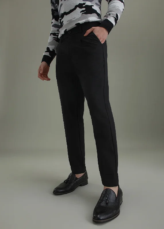 Overstock Sale Coal Black Korean Pant