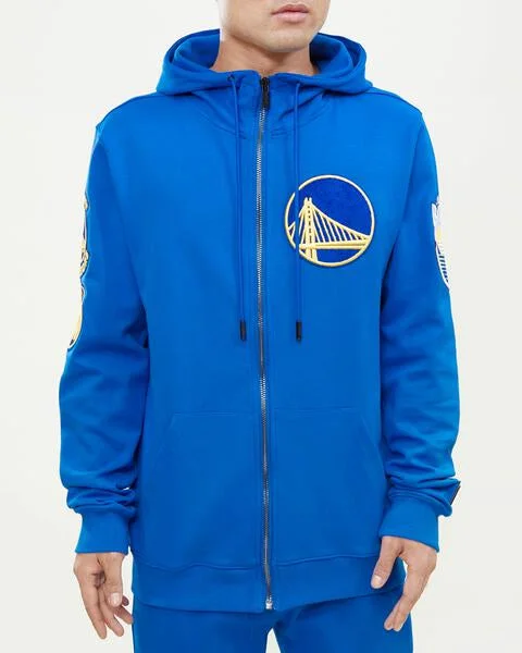 Weekend Specials to Cherish PRO STANDARD GOLDEN STATE WARRIORS LOGO ZIPPER HOODY