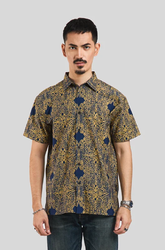 Buy Now My Modern Fit Peonies in Blue Yellow