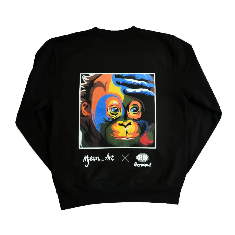 Savings Galore A.S. Monkey Sweatshirt (Black)