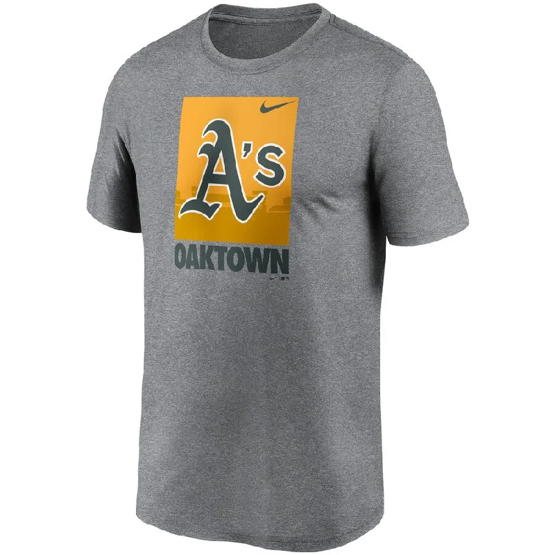 Inventory Reduction Nike Oakland Athletics Local Logo Legend T-Shirt – Heathered Gray Inventory Reduction Nike Oakland Athletics Local Logo Legend T-Shirt – Heathered Gray