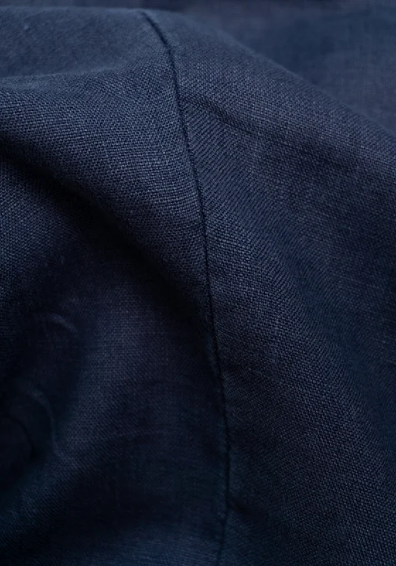 navy linen