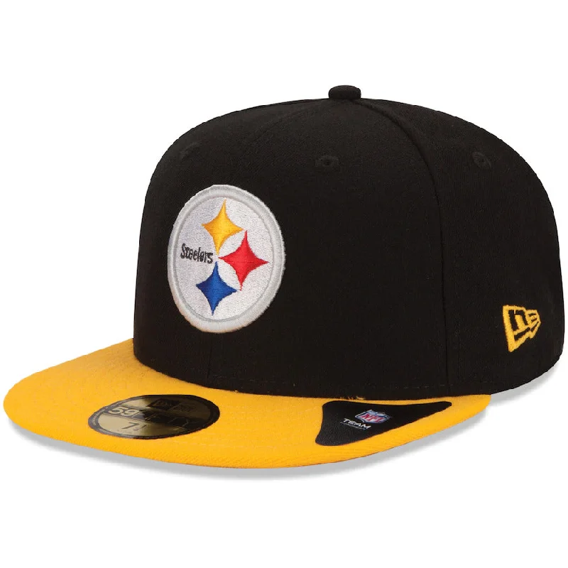 Super Discount Pittsburgh Steelers 59FIFTY- Black/Gold