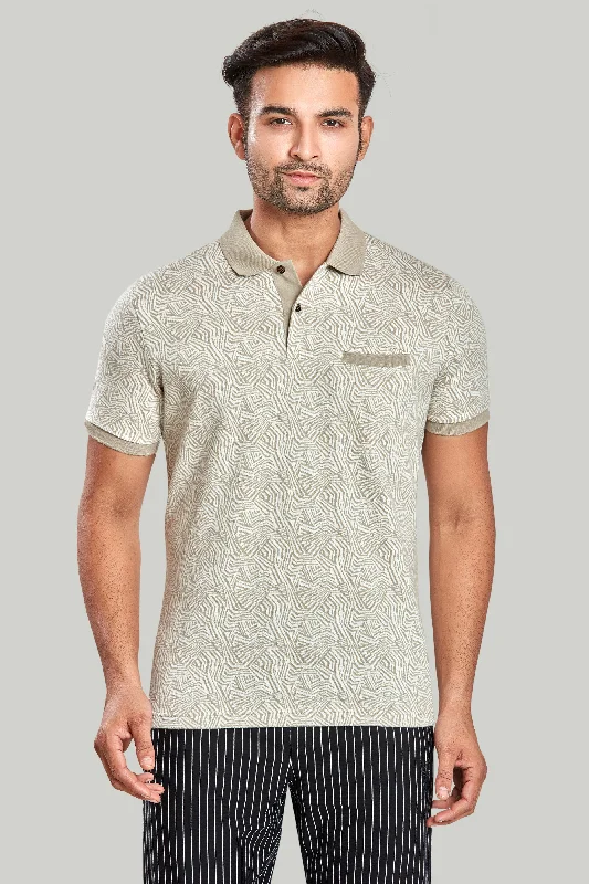 Jacquard Texture Polo