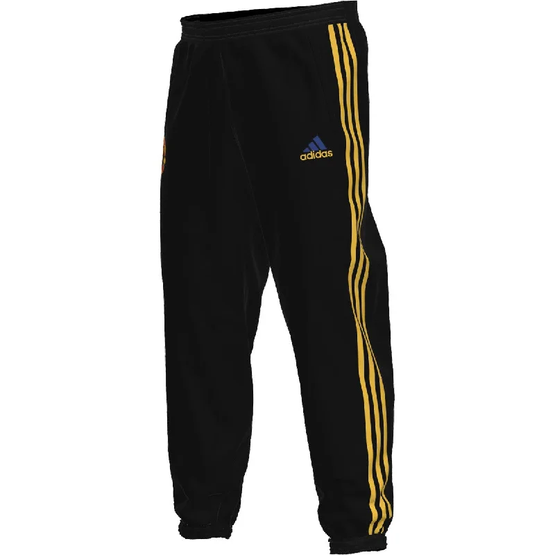 Unbeatable Deal Adidas Manchester United Icon Woven Pants-Black