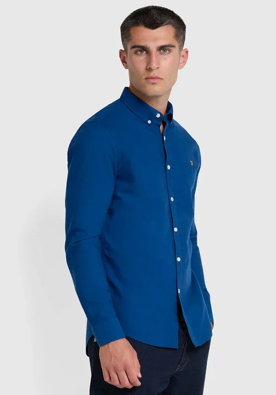 Closeout Farah Brewer Long Sleeve Shirt, Blue Peony