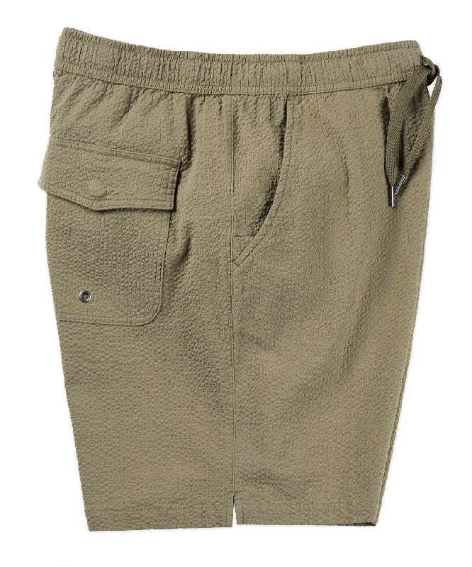 Now or Never Canaba Seersucker Shorts