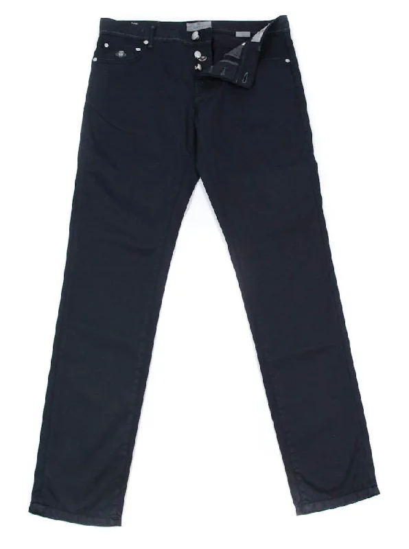 Luigi Borrelli Midnight Navy Blue Pants - 42 US / 58 EU