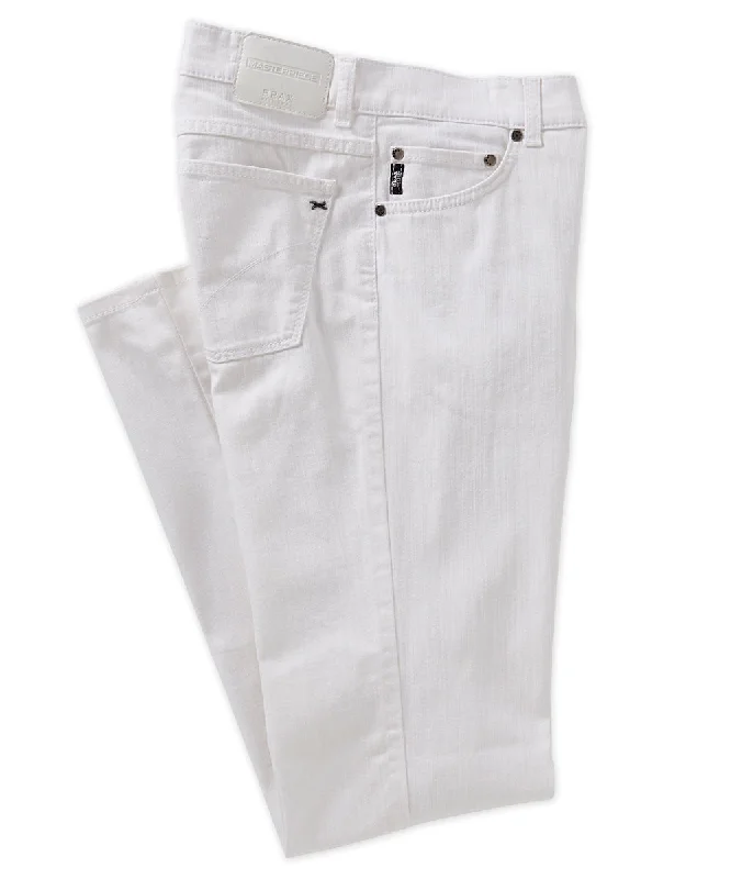 Big Savings Brax Masterpiece White Stretch Denim Jean