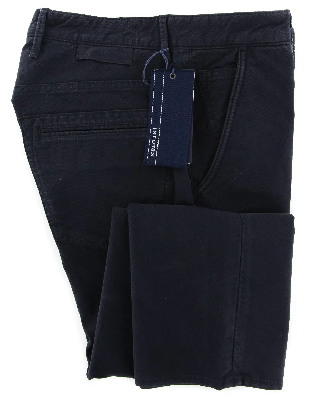 Incotex Midnight Navy Blue Pants