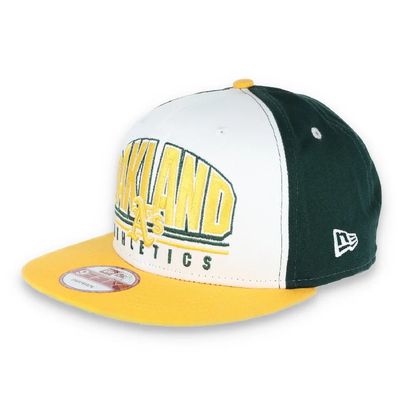 Great Deal Oakland Athletics New Era 9FIFTY Adjustable Snapback Hat Bold Script-White/Green/Yellow Great Deal Oakland Athletics New Era 9FIFTY Adjustable Snapback Hat Bold Script-White/Green/Yellow