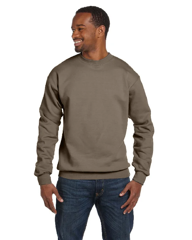 Closeout Deal Hanes P1607 男女通用 Ecosmart 50/50 圆领运动衫
