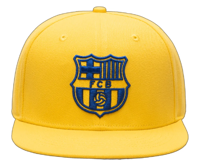 Your Weekend, Your Savings FC BARCELONA RETRO CAPSULE SNAPBACK HAT- Cyber Yellow