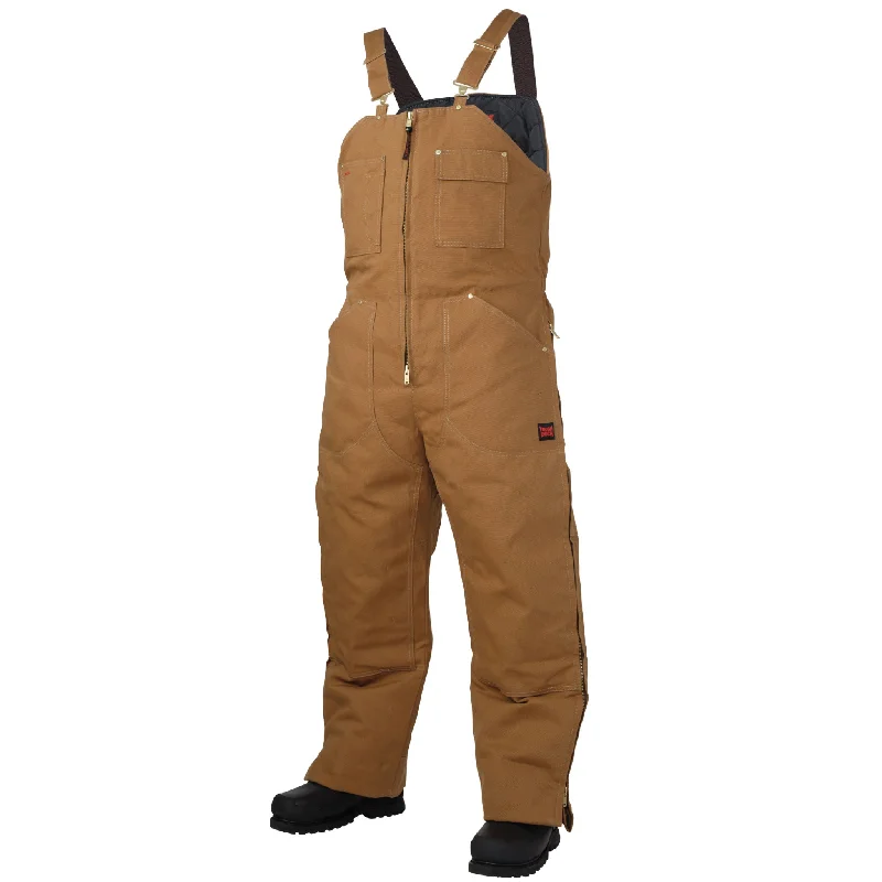 Tough Duck Men's Winter Bib Work Overalls WB03 - 12 oz Cotton Duck, Insulated, Waterproof Seat and Knees, Adjustable Straps | Sizes S-5XL