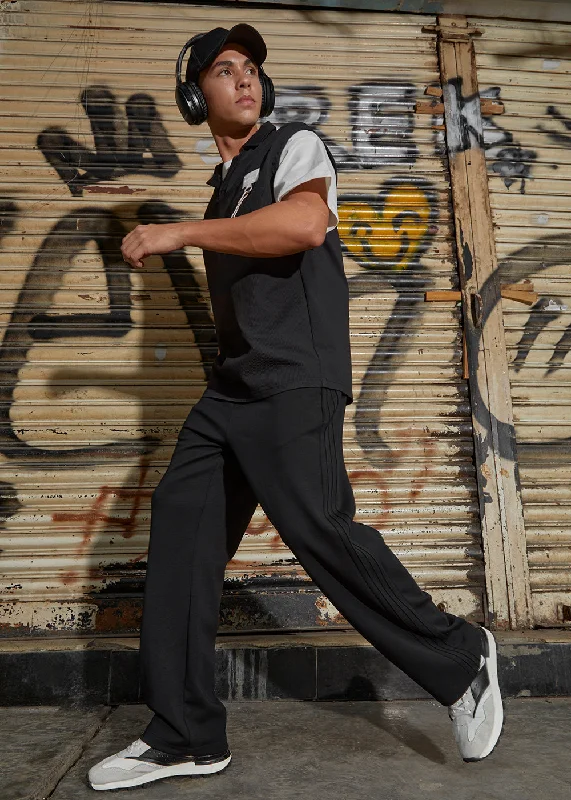YEAR-End Clearance Black Drawstring Korean Pant