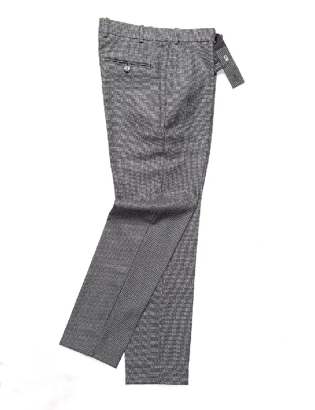 Deal Dash BKT50 Tailored Trousers in Birdseye Weave - Storm Gray