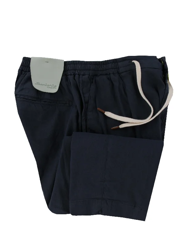 Sartorio Napoli Navy Blue Pants