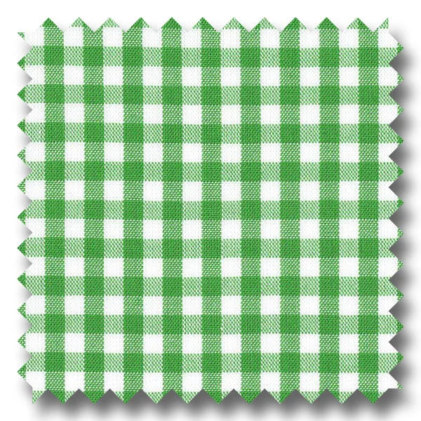 Early Access Spring Green Gingham Check Broadcloth - Custom Dress Shirt