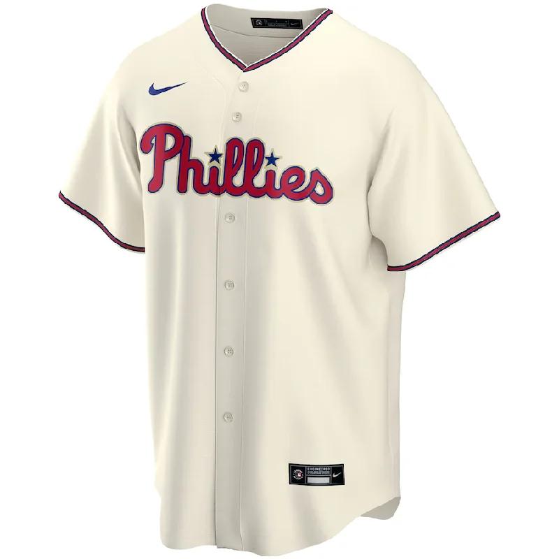 Value Deals Nike Philadelphia Phillies Cream  Alternate Replica Team Jersey