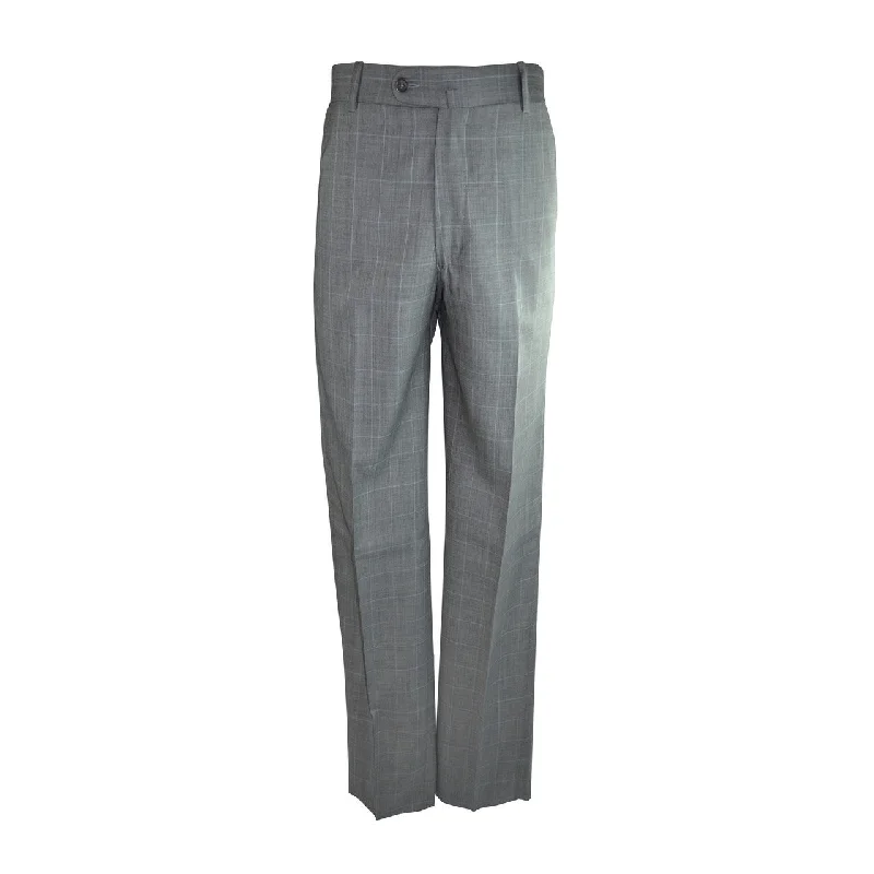 Weekend Savings Fiesta Laguna Flat Front Trouser - Grey Windowpane