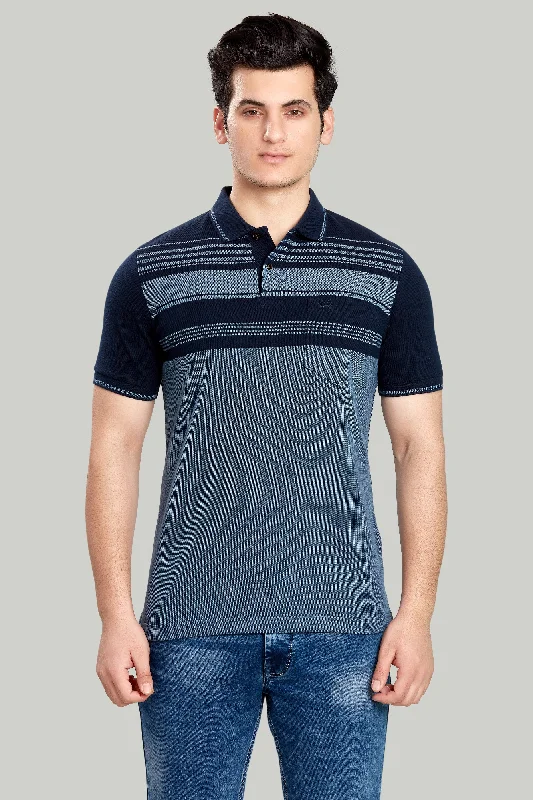 Early Bird Discount Bird eye Chest Stripe Polo