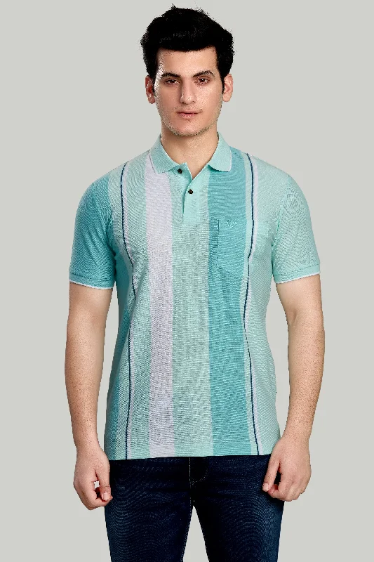 Sale Event Vertical Stripes Pique Polo