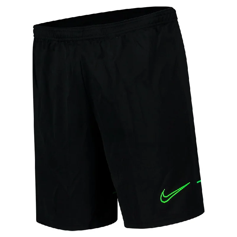 Value Deals Nike Knit Soccer Shorts  Dri-FIT Academy-BLACK/GREEN STRIKE