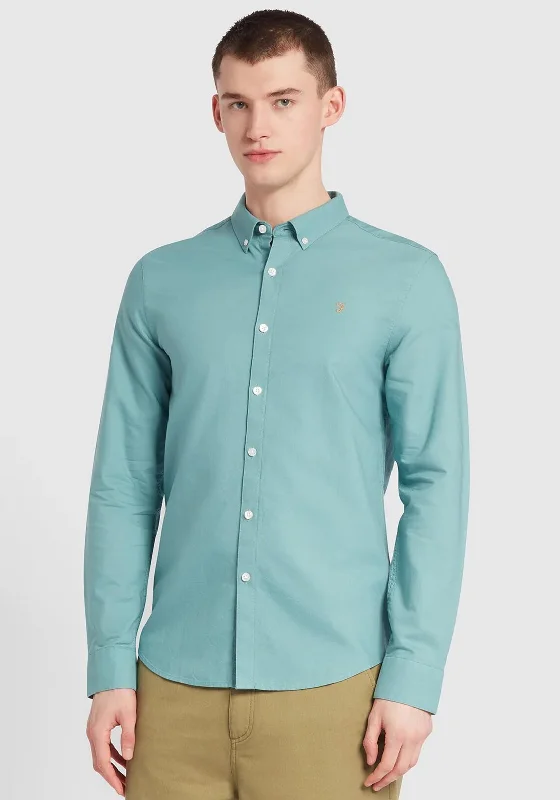 Act Fast Farah Brewer Long Sleeve Shirt, Brook Blue