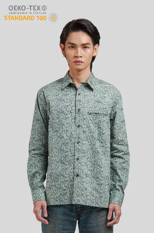 Nusantara Long Sleeve Modern Fit in Morning Glory