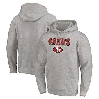 Daily Deals San Francisco 49ers Fanatics Branded Team Lockup Pullover Hoodie - Heather