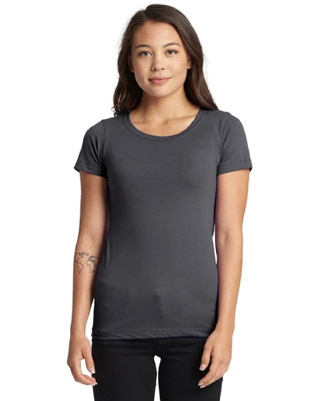 Deep Savings Next Level Ladies Ideal Short Sleeve Crew Tee | Dark Gray