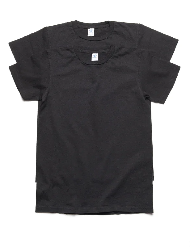 2-Pack Short Sleeve Tee in Black