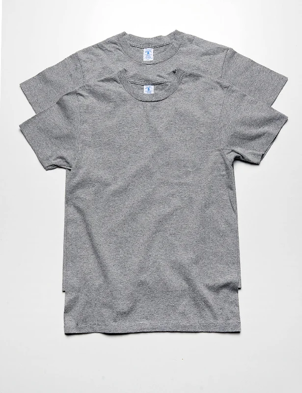 2-Pack Short Sleeve Tee in Heather Gray