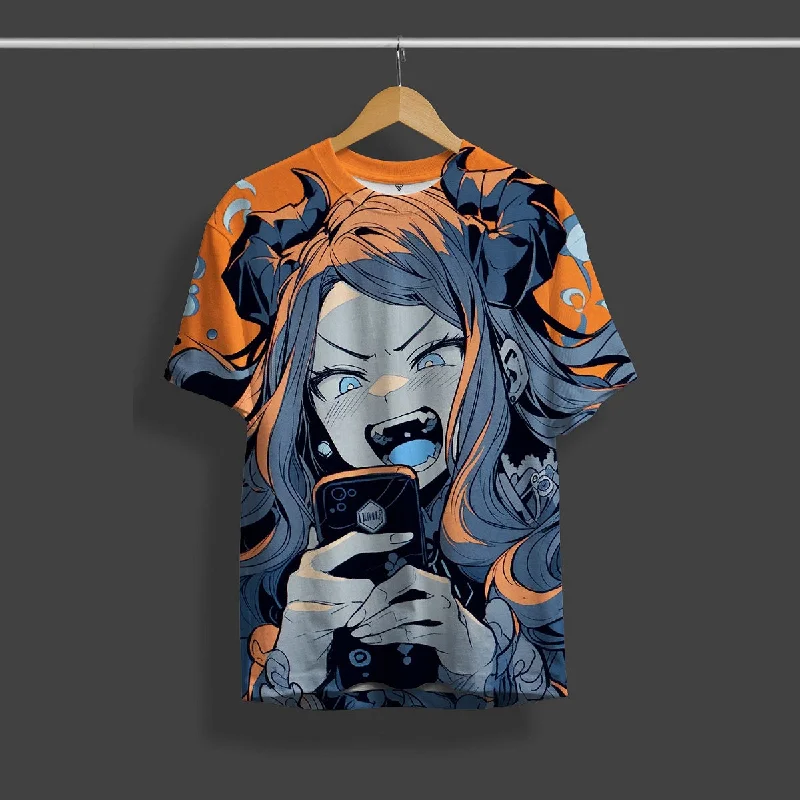 Exclusive Access Angry Girl Full Printed Streetwear T-Shirt