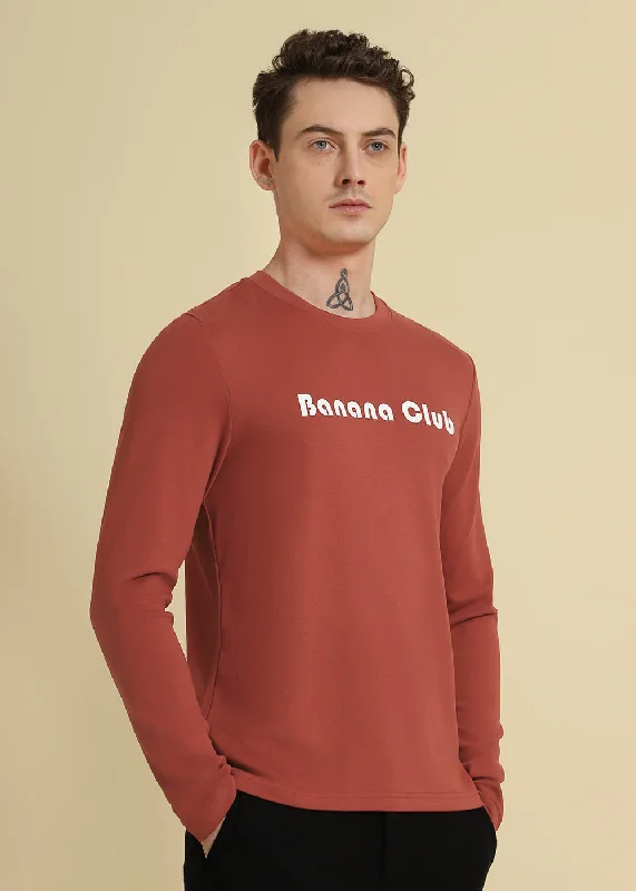 Banana Club Red Regular Fit T-shirt